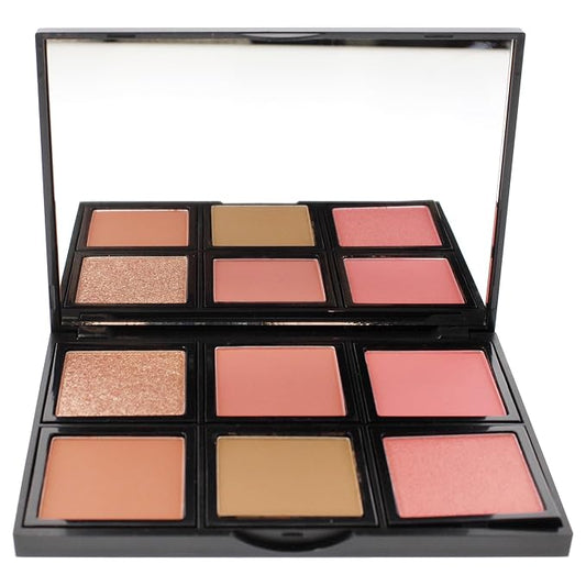 Blush Palette - Courageous by Rude Cosmetics for Women - 0.634 oz Blush