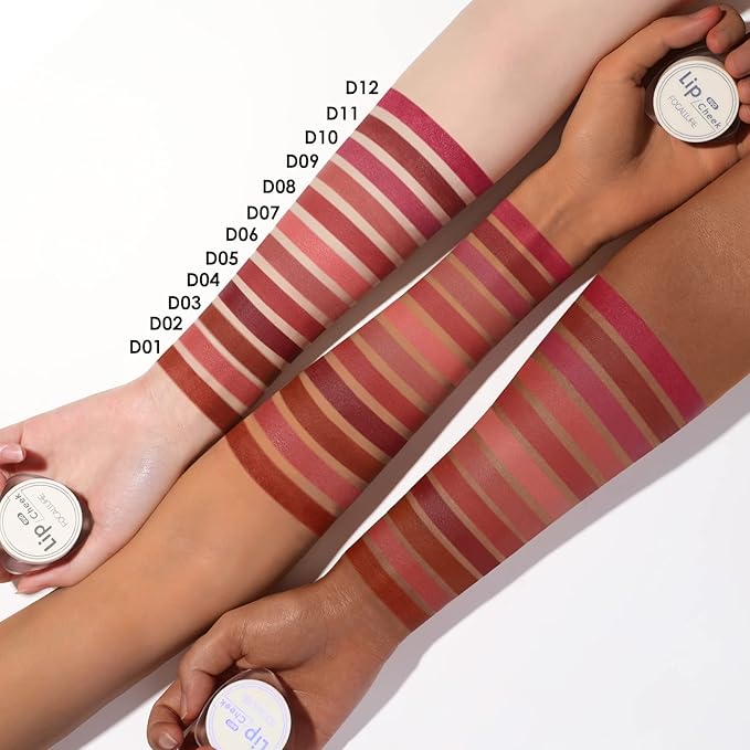 FOCALLURE Velvet-hazy Matte Cheek Lip Mud Dual-use For Lips And Cheek Lip Clay High Pigment Lipstick Blush Lasting Lip Tint