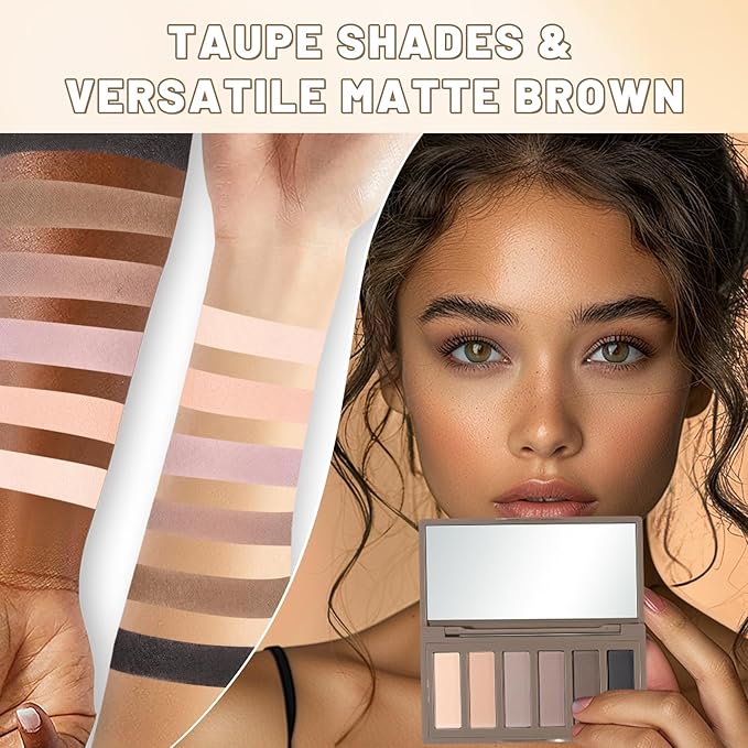Makeup Kit for Women Full Kit All In One Make up Gift Set for Teens Girls Including 6 Colors Mini Naked Eyeshadow Palette, Cream-To-Powder Matte Face Blush, Waterproof Eyeliner, 2PCS Brushes 01