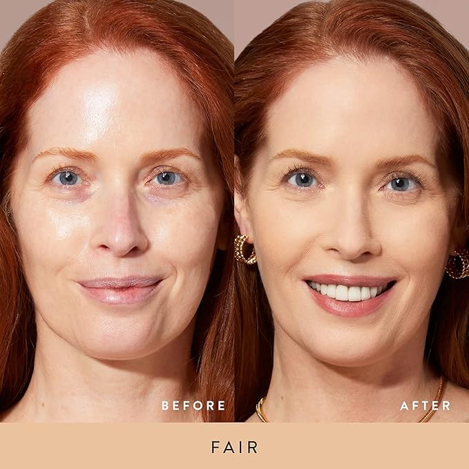 LAURA GELLER NEW YORK Baked Starter Kit - Full Coverage: Double Take Powder Foundation, Fair and Best of the Best Face Palette and Retractable Angled Kabuki Brush
