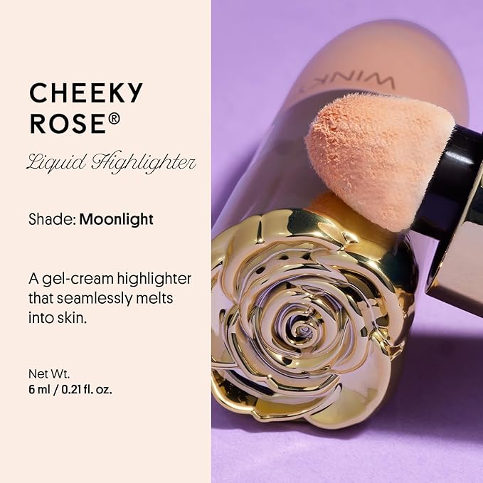 Winky Lux Cheeky Rose Noble Liquid Blush and Moonlight Liquid Highlighter