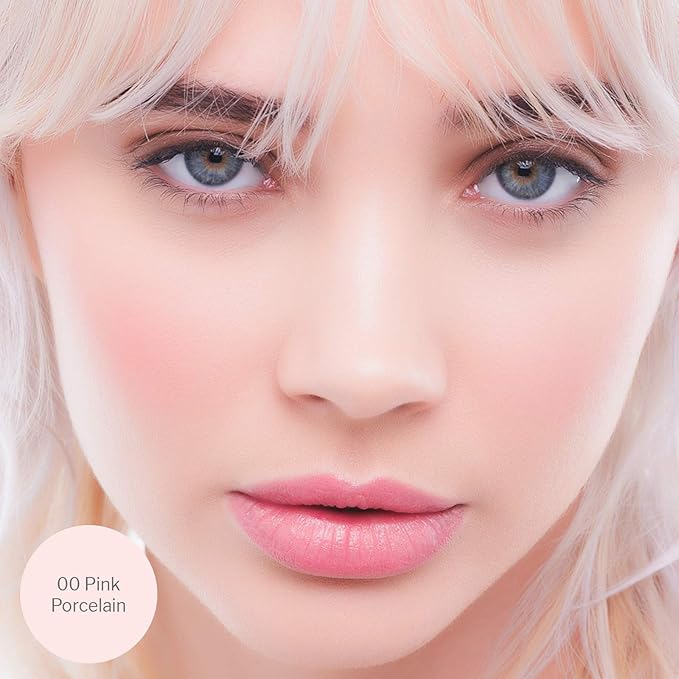 Luscious Cosmetics Camera Stick Foundation, Full Coverage Cream, Easy Blend, Hydrating Formula, Vegan, Cruelty-Free, 0.49 Ounces, Pink Porcelain