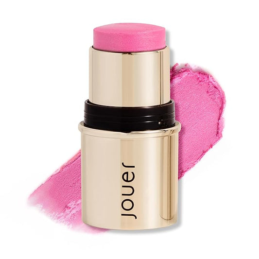 Jouer Peony Blush & Bloom Cheek + Lipstick & Lip Oil Bundle