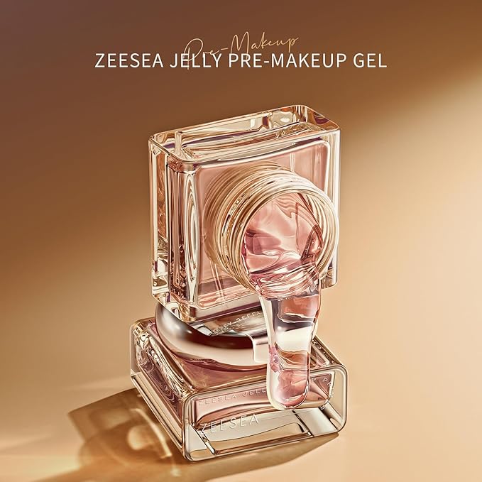 zeesea Hydrating Jelly Makeup Primer, Gel-Based Moisturizing Grip Makeup Lotion for Long Lasting, Restoring Makeup Primer for all Skin Type including Sensitive Skin, 1.06 Oz (30 g)