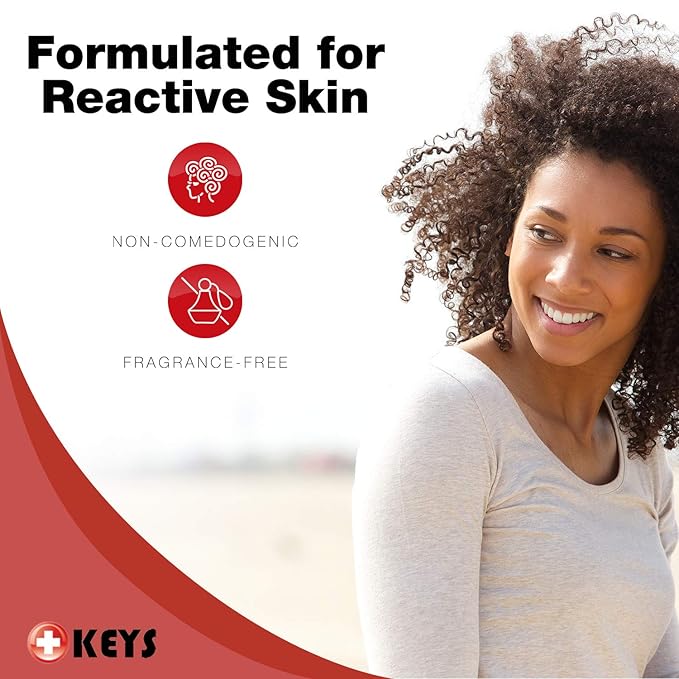 Keys Care KPRO Hydrating Tinted Correction Cream with OptiFX Adaptive Color Technology | Moisturize, Smooth, and Fill Fine Lines| 100% All-Natural & Hypoallergenic (3.4 oz)
