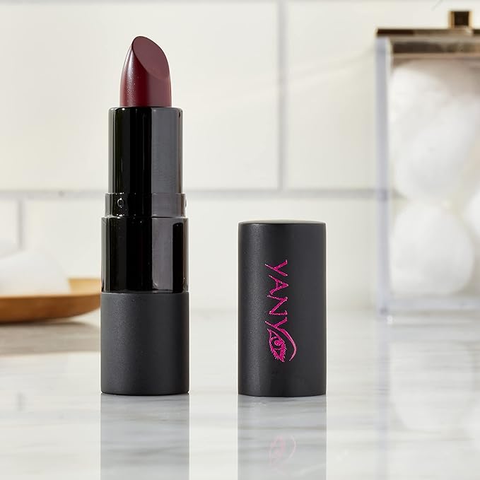 Power Moisturizing Lipstick For Soft, Kissable Lips - Pigment Rich - Cream Finish - Long-Lasting Lip Color - Cruelty Free Cosmetics - Burgundy Shade - 3.8 g / 0.13 oz