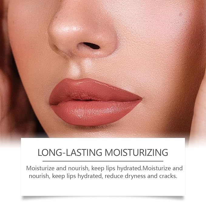 Peel off Lip Liner Stain, Tattoo Magic Color Matte Nude Lipstick Lip Stain Peel, Waterproof Long Lasting Peel off Lip Liner, Enhancing Complexion & Nourishing for All Skin Types, 02# Coffee