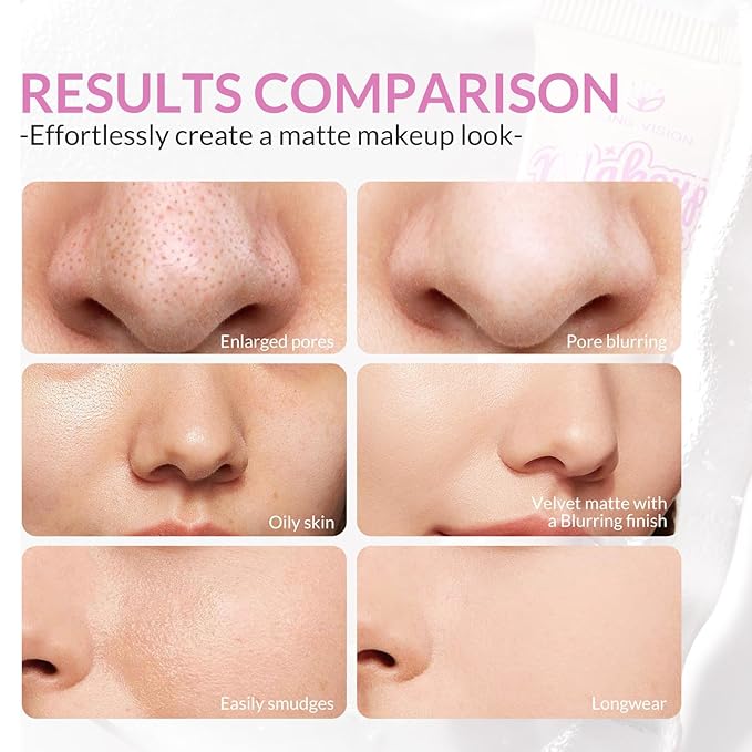 YOUNG VISION Pore-Minimizing Makeup Primer for Face Before Makeup, Soft Matte Finish, Shine Control, Long-Lasting Face & Foundation Base, Lightweight Complexion Prep, 0.338 fl oz