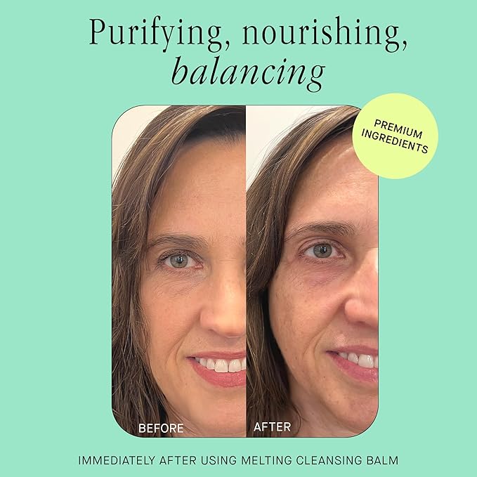 Brandefy Melting Cleansing Balm - Moringa Seed Oil, Vitamin E, Turmeric Extract - Nourishing Makeup Remover, Balm to Silky Oil, Made in the Korea (3.4 Oz)