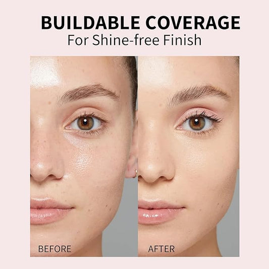 FV Translucent Pressed Powder, Oil-Control Talc-Free and Long-Lasting Matte Finish Face Powder, Medium Coverage for Light to Tan Skin, 0.28 Oz, Translucent