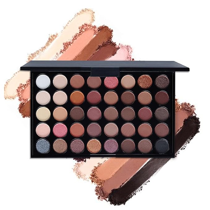 All-in-One Makeup Gift Set Carry All Makeup Kit for Women Full Kit With Makeup Bag Lipgloss Lipstick Concealer Blush Foundation Face Powder Eyeshadow Palette Cosmetic Palette #3