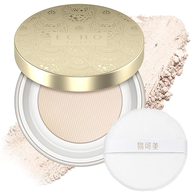 Setting Powder Makeup Finishing Powder Oil-Control Loose Face Powder Long Lasting Lightweight Breathable,Smooths Minimizes Pores Fine Lines Soft-Focus Matte Natural Finish Light