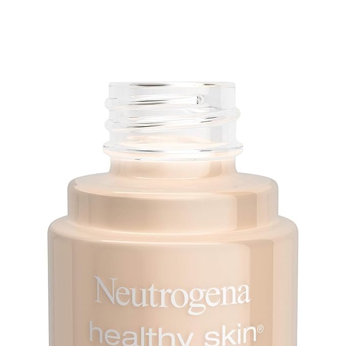 Neutrogena Healthy Skin Liquid Makeup Foundation, Broad Spectrum SPF 20 Sunscreen, Lightweight & Flawless Coverage Foundation with Antioxidant Vitamin E & Feverfew, 40 Nude, 1 fl. oz