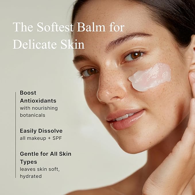 Epielle Melting Cleansing Balm (1.05oz) Gentle Makeup Remover & Deep Cleanser for All Skin Types, Hydrating Formula, Travel Friendly Size, Spa Gifts for Women