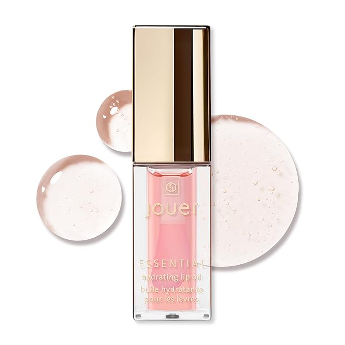 Jouer Bare Rose Blush & Bloom Cheek + Lipstick and Lip Oil Bundle
