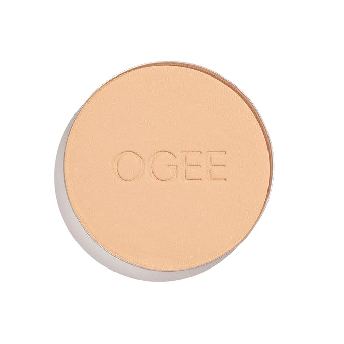 Ogee Sculpted Skin-Perfecting Makeup Setting Powder - (Dune - REFILL ONLY) - Lightweight Powder Foundation Made with 70% Organic Ingredients