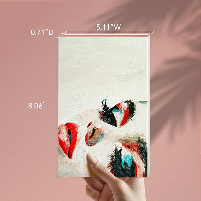 Magnetic Makeup Palette DIY Empty Eyeshadow Lipstick Palette with Mirror 3D Finish Surface Paper Makeup Organizer (Your Art)