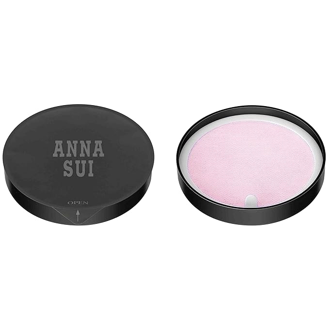 ANNA SUI Loose Face Powder - Refill Only - Blurring effect and Brightening, Covering of Large Pores - Flowless Soft Focus Finish - 300 - Pink - 0.59 oz.