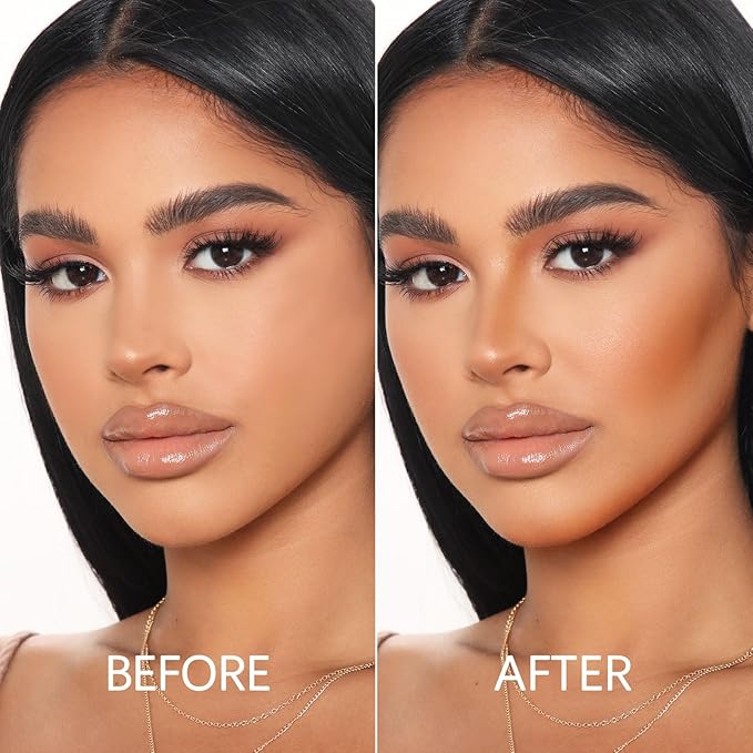 Boobeen Contouring Stick, Cream Matte Foundation Concealer Makeup, Contour, Highlight and Concealer, Longwear Contour Foundation Face Stick, Flawless