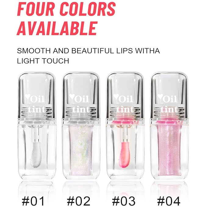 Warm Pearl Lip Oil - Magic Color Changing, Moisturizing, Reduces Lip Lines, Pearlescent Color Change