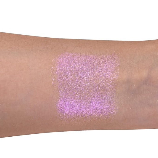 Highlighter Palette - Cream, Long Lasting Glitter Highlighter Makeup - Purple