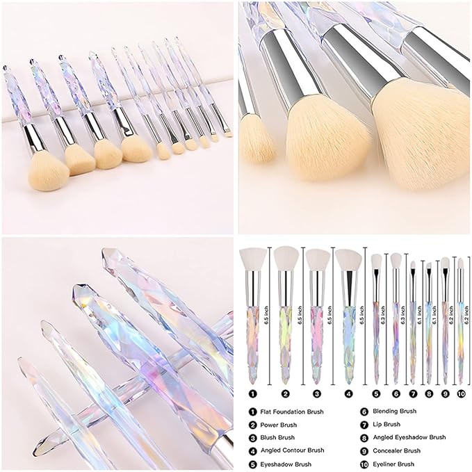 Pure Vie All-in-One Holiday Gift Surprise Makeup Set Essential Starter Bundle Include Eyeshadow Palette Lipstick Concealer Blush Mascara Eyeliner Face Powder Lipgloss Brush - Full Makeup Kit for Women
