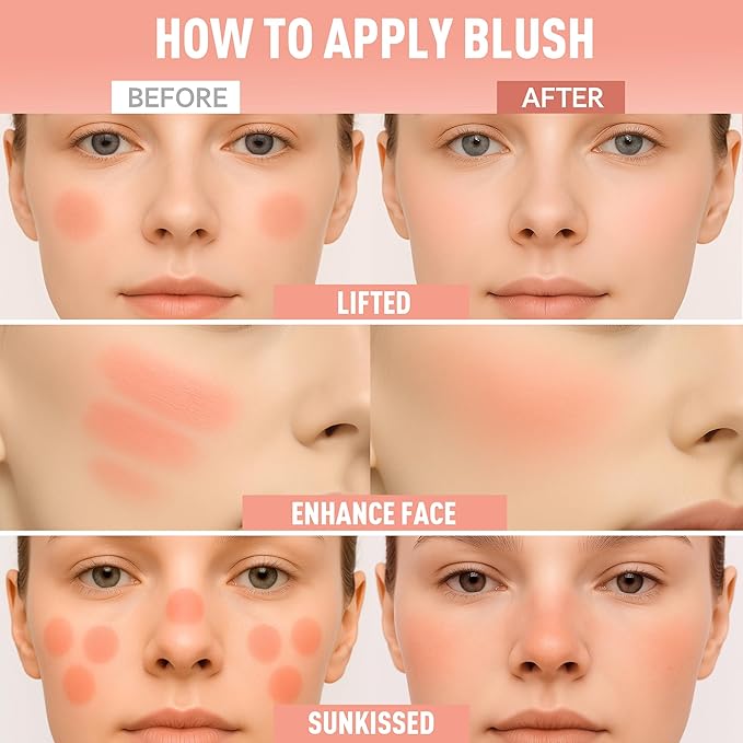 FV Liquid Blush, Long Lasting Buildable Cream Cheek Tint with High-Pigment Color, Weightless Blendable Formula for Natural Dewy Finish (Believe)