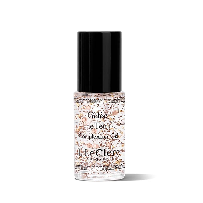 T. LeClerc Tinted Moisturizer Complexion Gel Face, Body Foundation Tint Veil Gel Lightweight, Fresh Texture Soothes Skin Encapsulated Sun 1 oz.