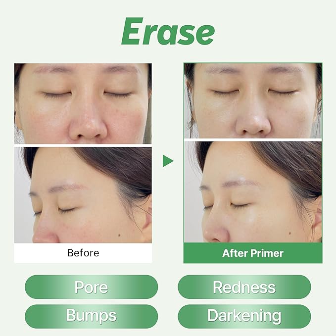 TOUCH IN SOL No Poreblem Redness Correcting Base Primer- Pore Minimizing Green Toned Makeup Base - Tone Neutralizing before Foundation - Minimize Rosacea, Redness 1.01 fl.oz.