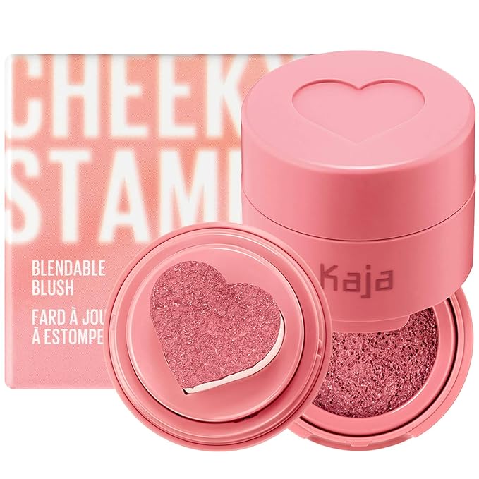 Kaja 3-in-1 Blendable Sculpting Trio - Play Bento 2.5 Dolce Cappuccino + Blush - Cheeky Stamp 01 Coy, 0.17 Oz