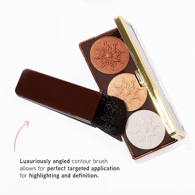 Physicians Formula Highlighter & Contour Powder Palette, Shimmer Strobing,-Fragrance Free, Paraben Free, Gluten Free, Dermatologist Tested