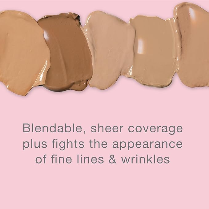 Neutrogena Healthy Skin Anti-Aging Perfector Tinted Facial Moisturizer and Retinol Treatment with Broad Spectrum SPF 20 Sunscreen with Titanium Dioxide, 50 Tan to Medium, 1 fl. oz