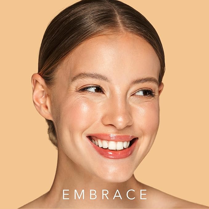 Sweat-Proof Liquid Foundation - Long-Lasting, Buildable, Matte Finish, SPF 15+, Mineral-Infused, Non-Comedogenic, Lightweight, 24-Hour Coverage, Vegan Make Up (Embrace)