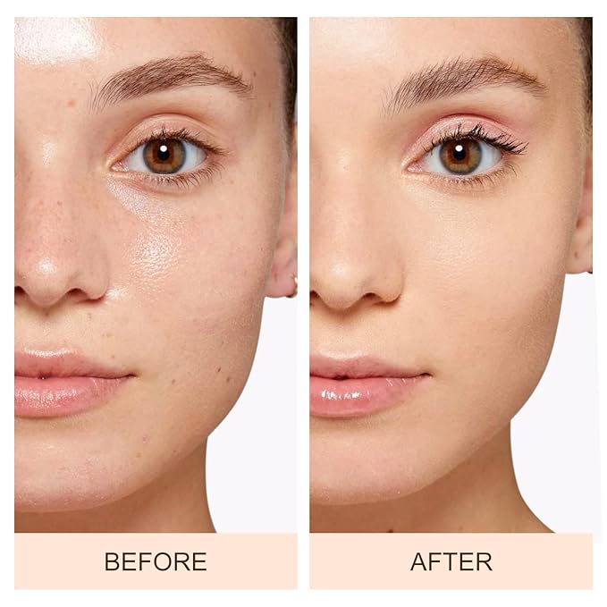 Boobeen Matte Face Finishing Powder, Smooth Setting Pressed Powder Makeup Oil Control Lightweight Long Lasting Makeup Setting Foundation Compact Powder, Soft Focus Effect Translucent Finish