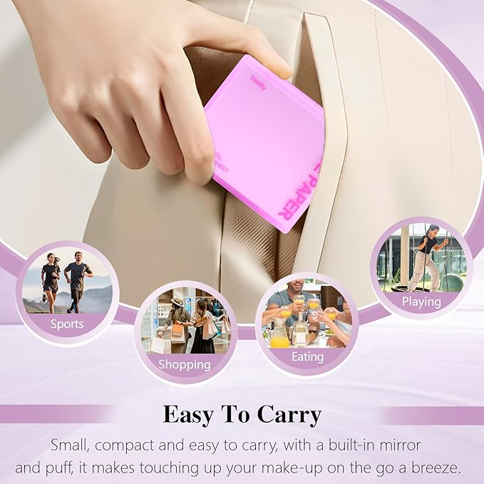 1000 pieces Natural lavender oil-absorbing tissues, special oil-absorbing tissues for oily skin, highly effective in absorbing oil, and easy to carry(Lavender)