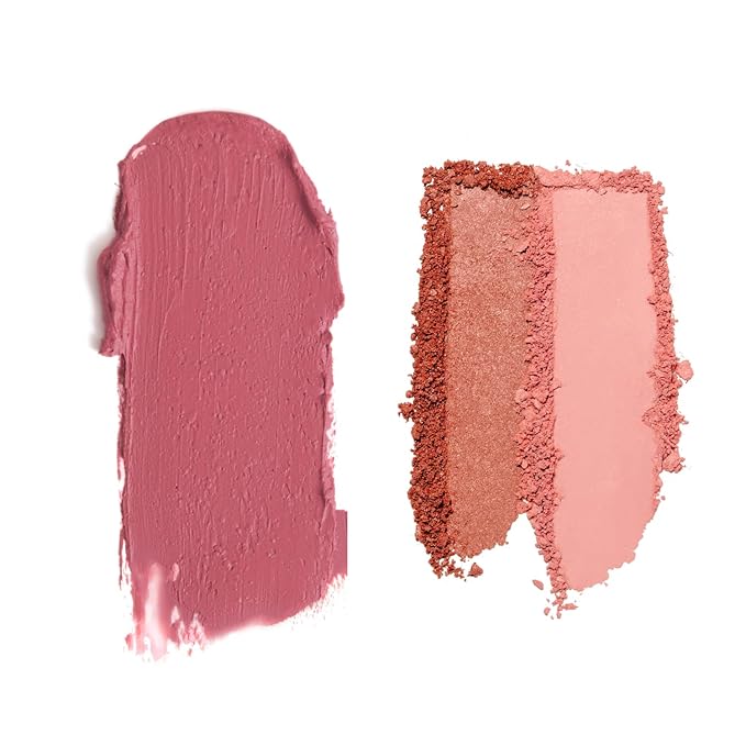Jouer Bare Rose Blush & Bloom Cheek + Lipstick & Blush Bouquet Duo Bundle