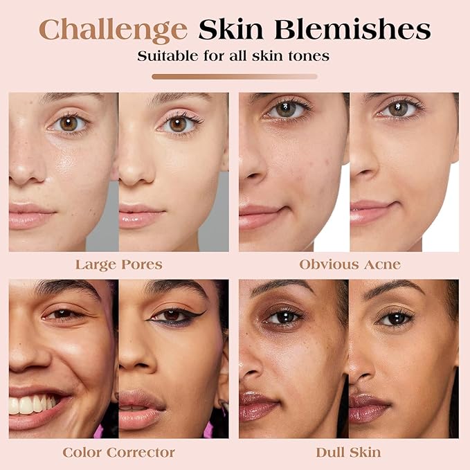 Full Coverage Cream Concealer Kit with Brush - Hydrating Waterproof Under-Eye Concealer for Concealing Dark Circles, Acne, Blemishes, Pores, and Spots (#04)