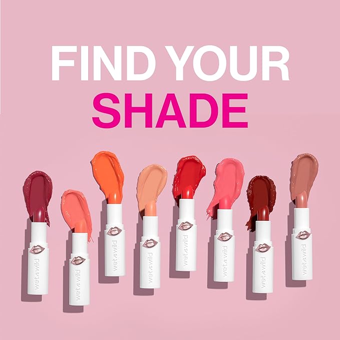 wet n wild Lipstick Mega Last High-Shine Lipstick Lip Color Makeup, Bright Pink Pinky Ring (Pack of 2)