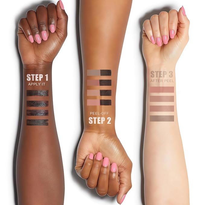 DAGEDA Lip Stain Peel Off Set, Lip Stain Long Lasting Waterproof, 4 Colors Lip Liner Stain, Lip Tint for Women