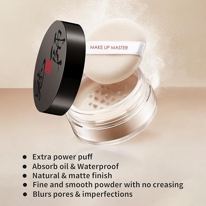 Setting Powder, Definition Powder, Loose Powder, Lightweight, Long-Lasting