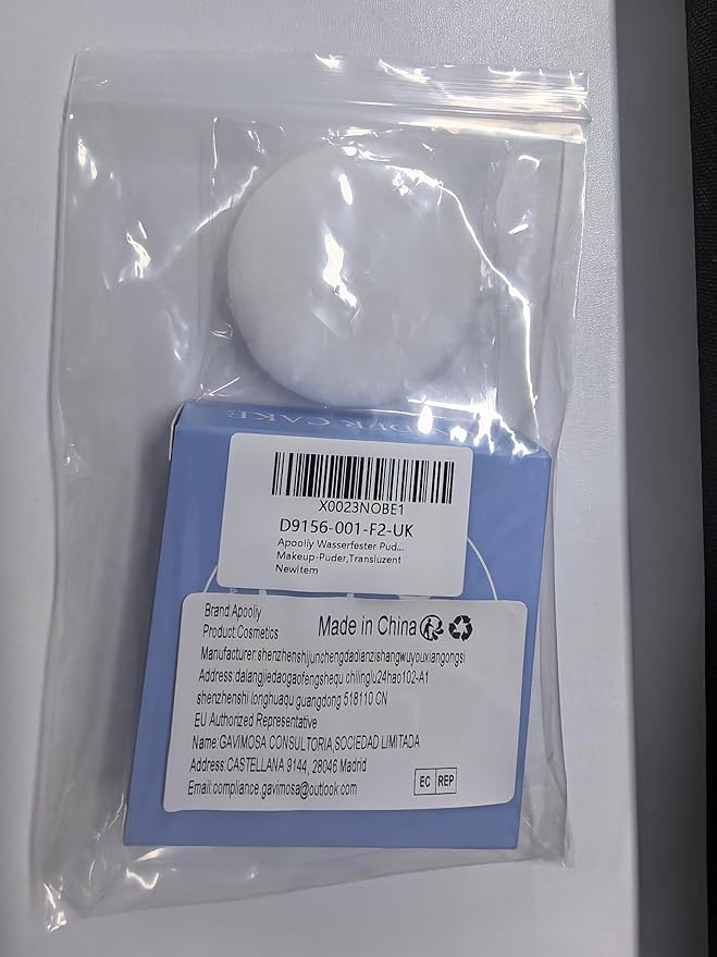 Waterproof Setting Powder, Poreless Pressed Face Powder,Lightweight,Long-Lasting,Oil Control Makeup Powder,Translucent