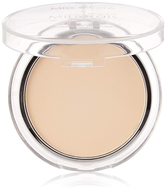Miss Claire Natural Mineral Compact Powder, 21 Beige, 7 g