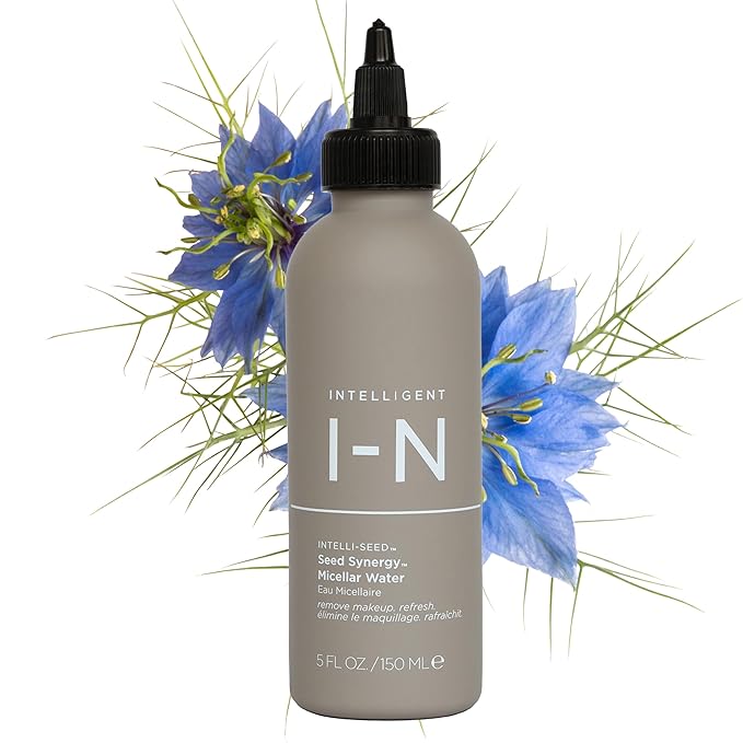 Seed Synergy Micellar-Water Cleanser, Makeup Remover, Antioxidant-Rich, Vegan, 5 Oz