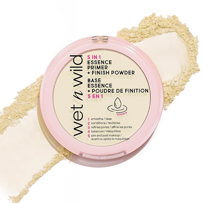 wet n wild 5 In 1 Essence Primer + Finish Powder clear