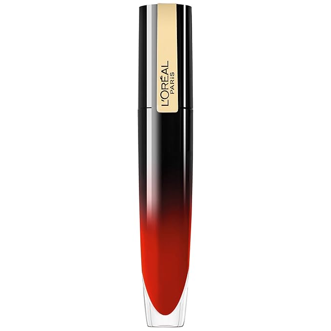 L'Oreal Paris Brilliant Signature Shiny Lip Stain Lipstick, Be Brilliant 0.21 Fl Oz.
