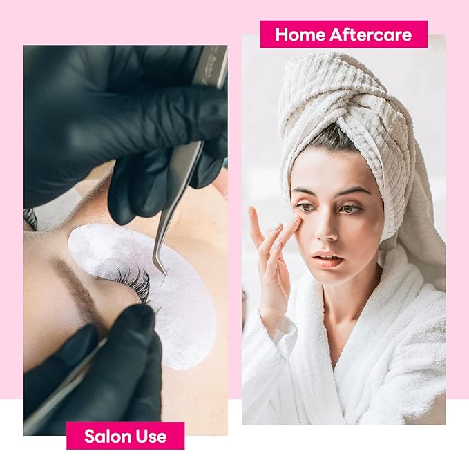 Lash Shampoo Concentrate 60ml Lash Cleanser Concentrate Add Hyaluronic Acid Perfect for Salon-Get, Can make 360ml eyelash cleaning shampoo,Rose