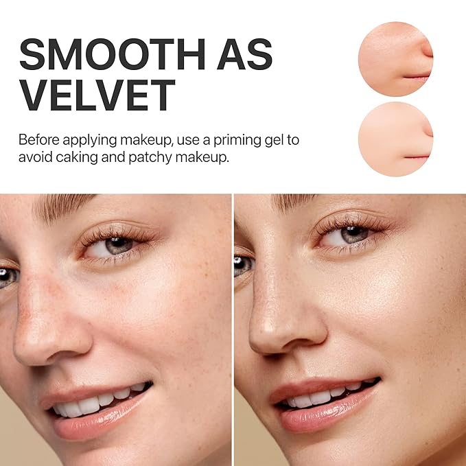 Face Primer & Moisturizer – Lightweight & Hydrating, Smooth Makeup Application, Helps Improve Skin Texture & Shine Control