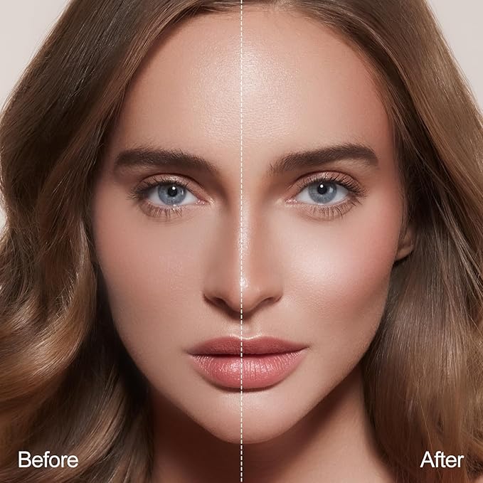 Erinde Contour Highlighter Face Sculpting Palette with Mirror, Shimmer Matte Finish, Long-lasting Smooth Pressed Powder Makeup for Cool Toned Skin, 01 Cool Brown contour