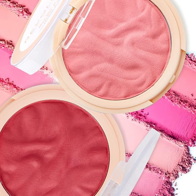 Revolution, Blusher Reloaded, Pressed Powder Face Blusher, Highly Pigmented & Long-Lasting Formula, Pop My Cherry, 0.26 oz