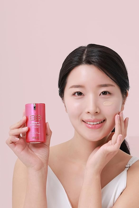 SKIN79 Super Plus Beblesh Balm Pink BB 40g All Day Lasting BB Cream - Made In Korea US exclusive Version K Beauty Flawless Radiant Base Foundation Makeup Blemish Cover Tinted Moisturizer Pink 21 color